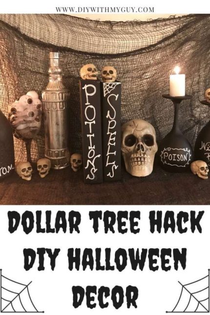 Transform Dollar Tree Finds into Spooky Halloween Decor – A Budget ...
